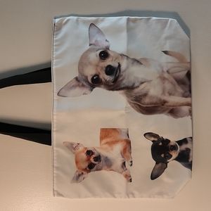NEW- Tote Bag - Shoulder Bag  - Dogs - Chihuahuas